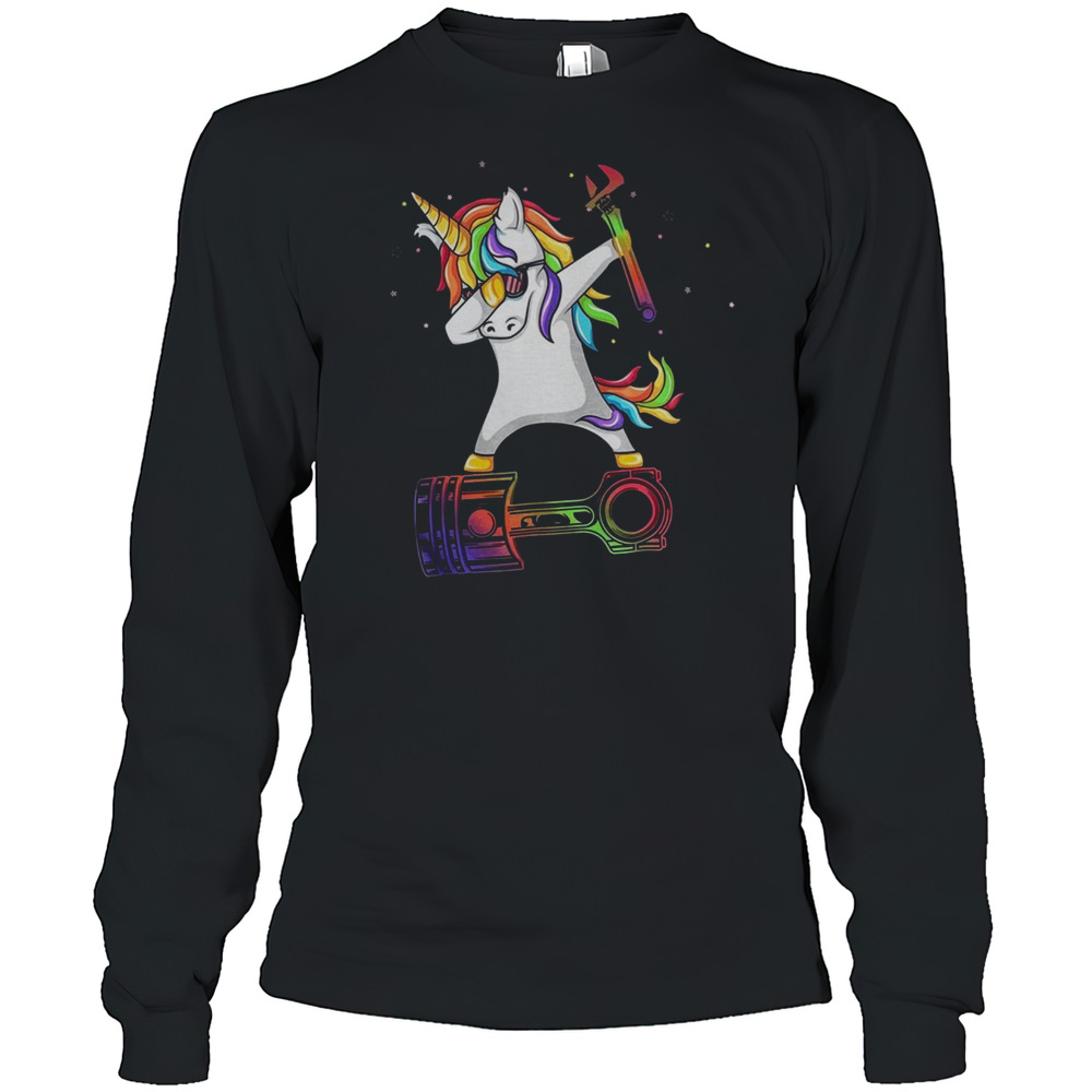 Mechanic Dabbing Unicorn T-Shirt