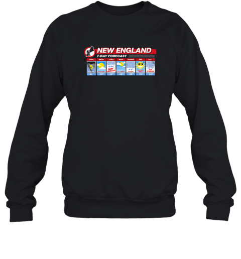 New England 7 Day Forecast  Unisex Sweatshirt