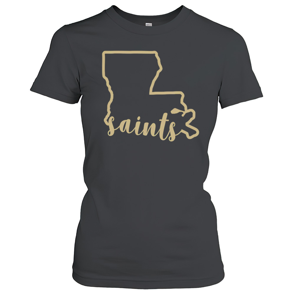 New Orleans Saints Map T-Shirt