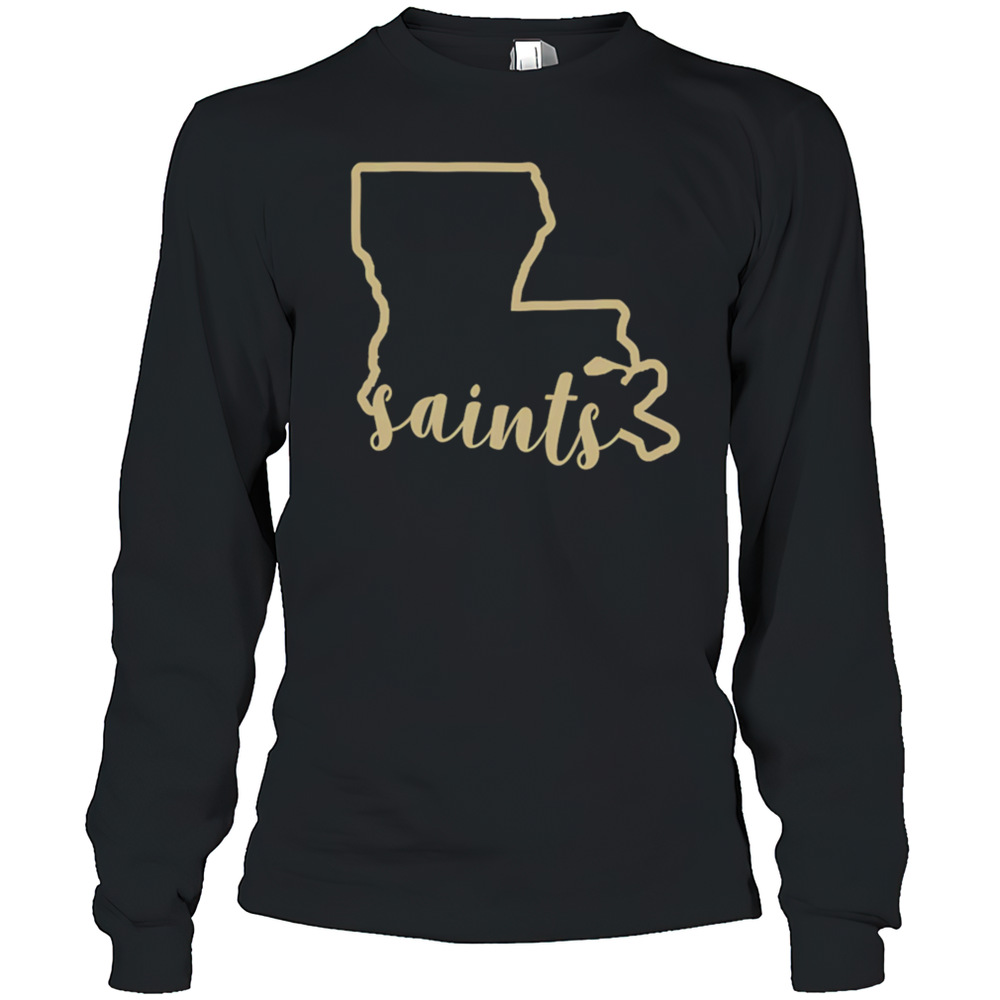 New Orleans Saints Map T-Shirt