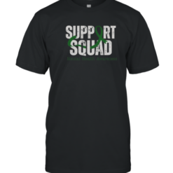 Nice Support Squad Mental Health Awareness Green Ribbon T-Shirt