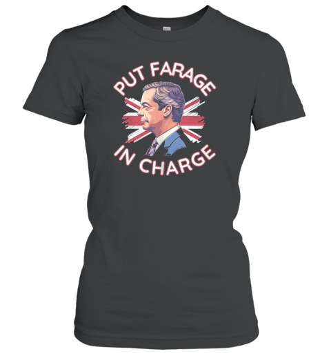 Nigel Farage Put Farage In Charge USA Flag T-Shirt