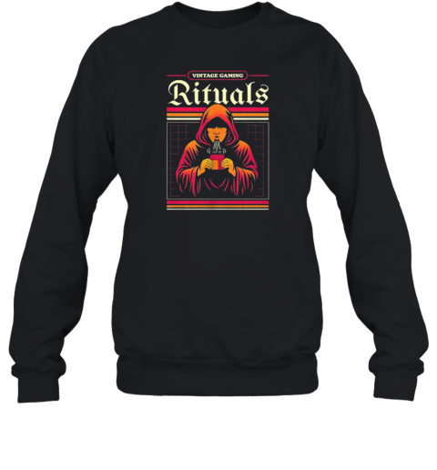 Nintendo Cartridge In Order To Make It Work Vintage Gaming Rituals  Unisex Sweatshirt