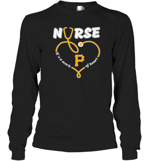 Nurse It'S A Work Of Heart Pittsburgh Pirates T-Shirt