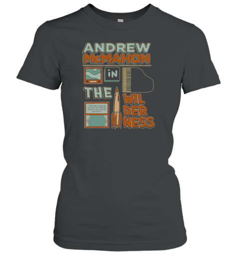 Official Andrew Mcmahon In The Der Ness Piano And Rocket T-Shirt