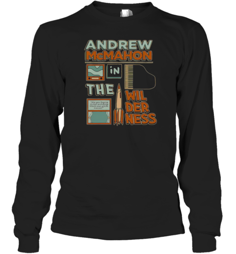 Official Andrew Mcmahon In The Der Ness Piano And Rocket T-Shirt