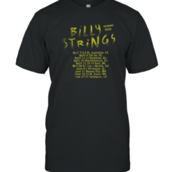 Official Billy Strings Spring 2025 Tour T-Shirt