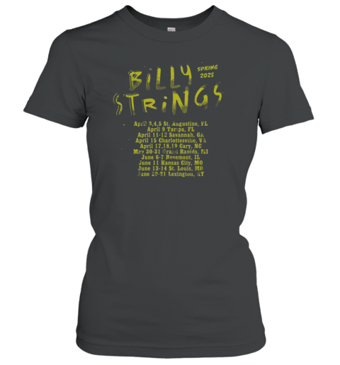 Official Billy Strings Spring 2025 Tour T-Shirt