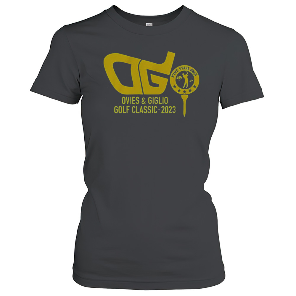 Official Five Stars Only Ovies And Giglio Podcast The Golf Classic 2023 T-Shirt