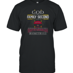 Official God First Family Second Then South Carolina Gamecocks Basketball Limited Edition T-Shirt