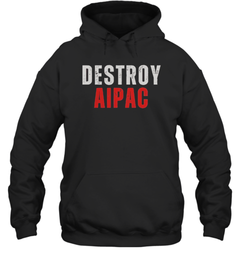 Official Lilly Gaddis Destroy Aipac  Unisex Hoodie