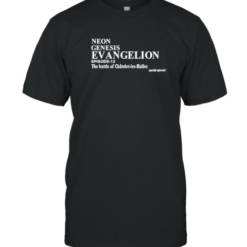 Official Neon Genesis Evangelion Episode 12 The Battle Of Chatelet Les Halles T-Shirt