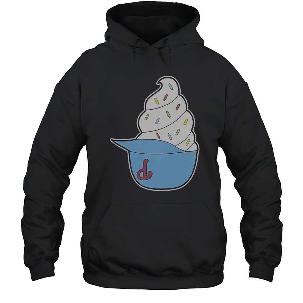 Official Philadelphia Phillies Ice Cream Helmet Unisex Hoodie