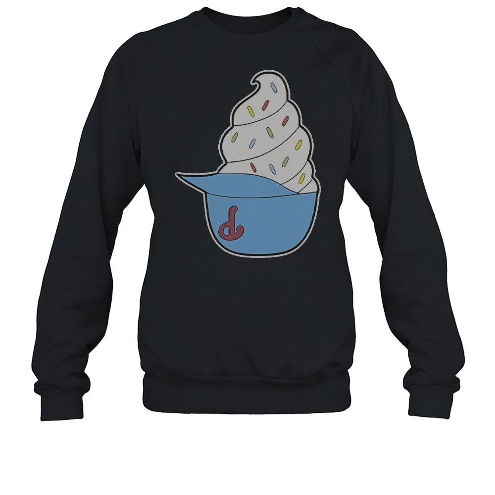 Official Philadelphia Phillies Ice Cream Helmet Unisex Sweatshirt