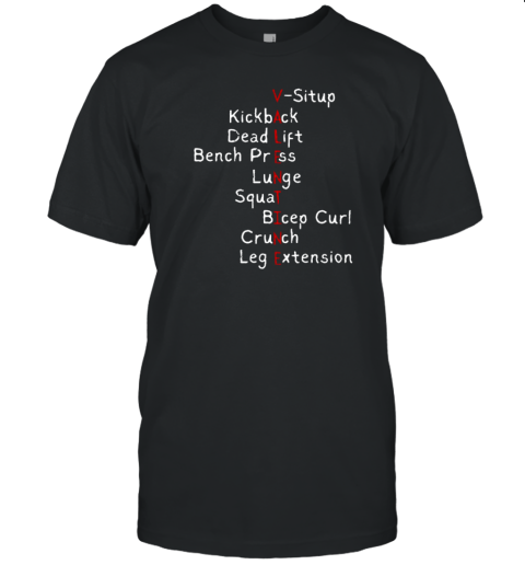 Official Valentines Day Gym Workout Exercises Tank List T-Shirt