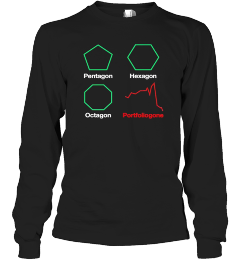 Pentagon Hexagon Octagon Portfoliogone Geometry T-Shirt