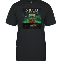 Poster North American Blood Dynasty Apr 14 – May 16 2025 Tour Arch Enemy Fit For An Autopsy T-Shirt