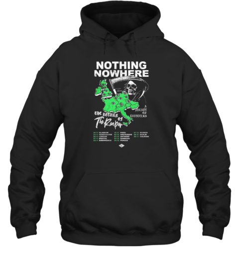 Poster Nothing Nowhere The Return Of The Reaper Tour 2025 Decade Of Darkness 24.11 Glasgow 25.11 Manchester Unisex Hoodie