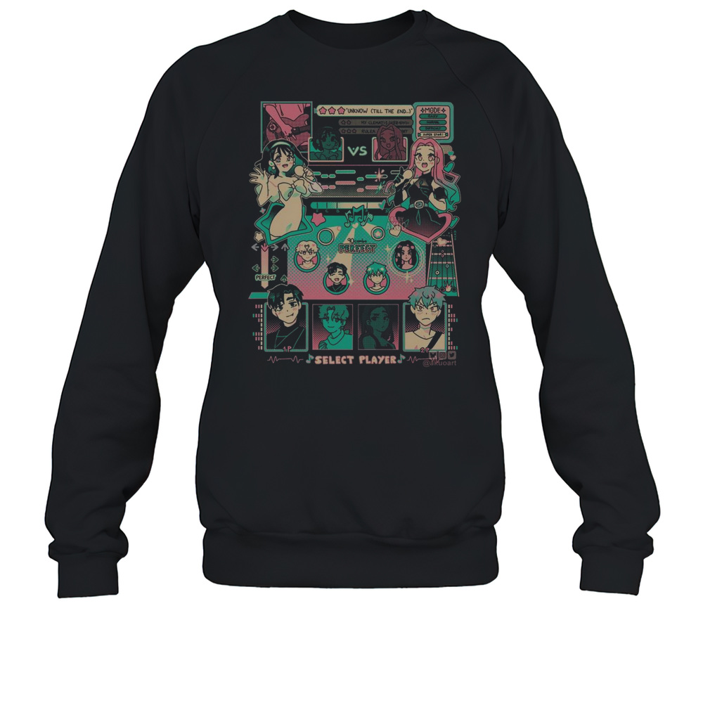 Pretty Alien Stage Select Player  Unisex Sweatshirt
