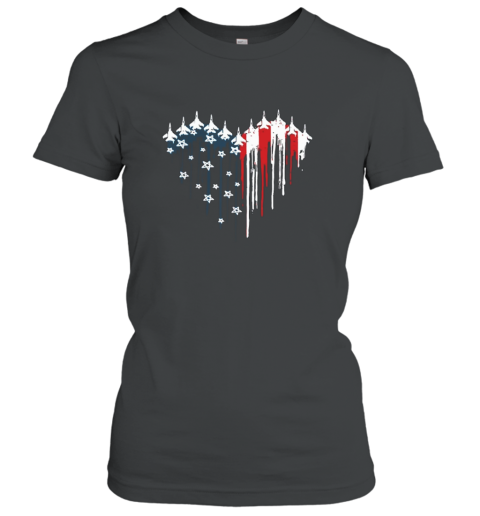 Red White And Blue Air Force Flyover T-Shirt