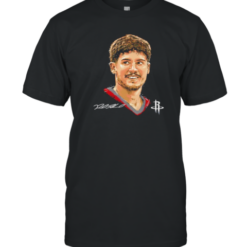 Reed Sheppard Houston Rockets Portrait Big Head T-Shirt