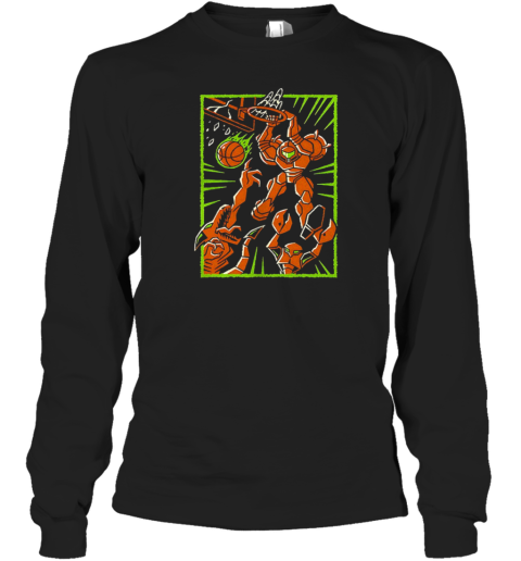 Samus Aran Slam Dunk Space Slam T-Shirt