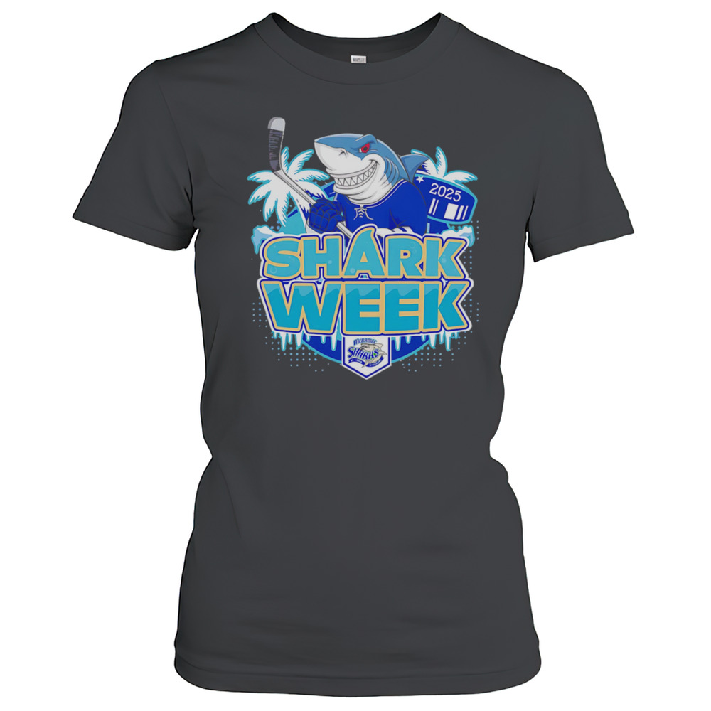 Sharks Hockey Shark Week 2025 T-Shirt