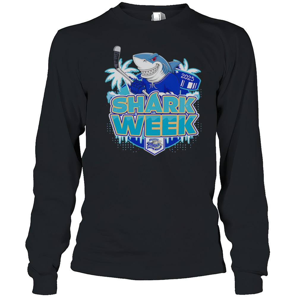 Sharks Hockey Shark Week 2025 T-Shirt