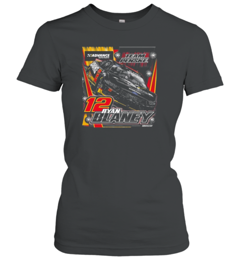 Team Penske Charcoal Ryan Blaney Advance Auto Parts 2025 T-Shirt