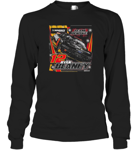 Team Penske Charcoal Ryan Blaney Advance Auto Parts 2025 T-Shirt