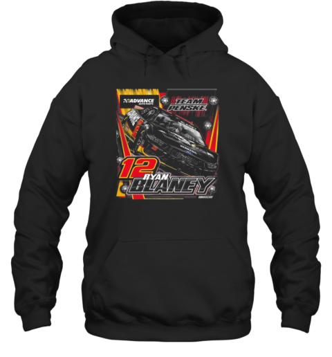 Team Penske Charcoal Ryan Blaney Advance Auto Parts 2025  Unisex Hoodie