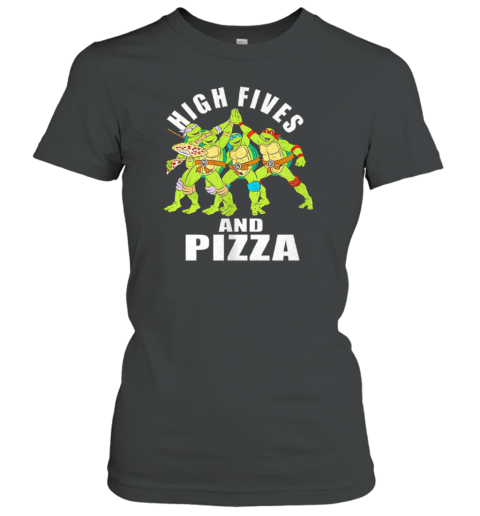 Teenage Mutant Ninja Turtles High Fives And Pizza T-Shirt