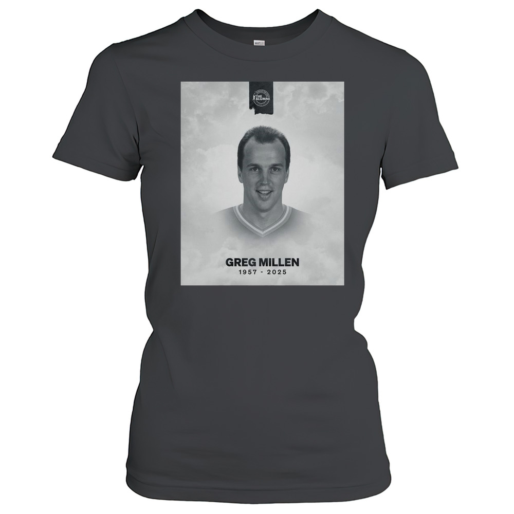 The Alumni Share The Sudden Passing Of Greg Millen Today 1957 – 2025 Poster T-Shirt