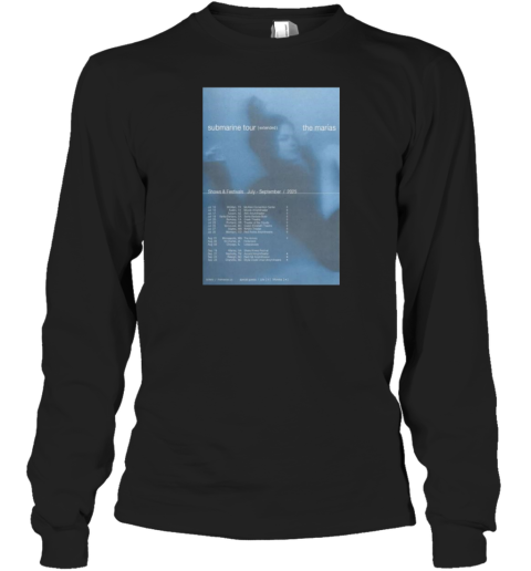 The Marias Submarine Tour July Sep 2025 Show And Festivals T-Shirt