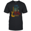 Top I May Be Old But I Got To See All The Cool Bands Guitar Retro T-Shirt