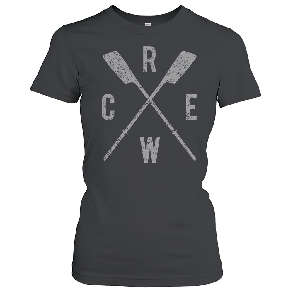 Top Rowing Crew Crossed Oars Rowers Team Crew Coach Scull T-Shirt