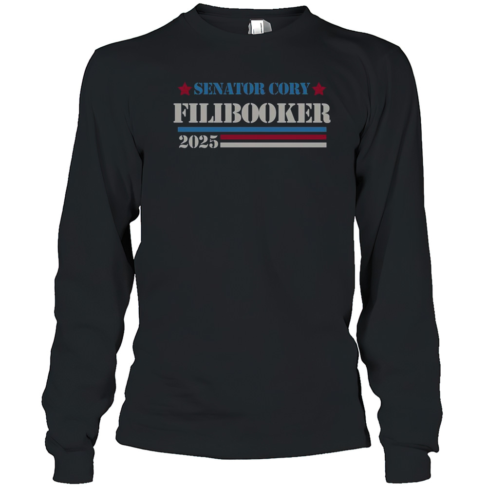 Top Senator Cory Booker Filibuster Cory Filibooker New Jersey 2025 T-Shirt