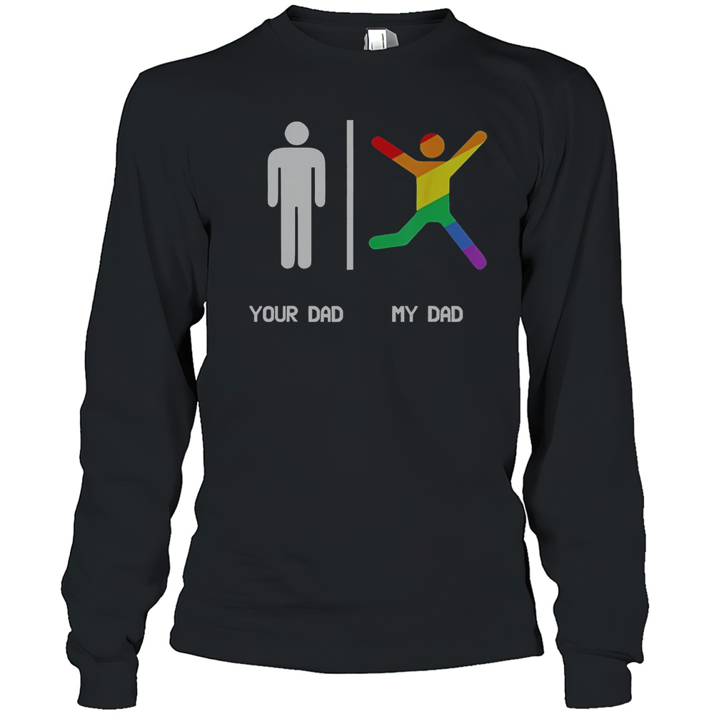 Top Your Dad And My Dad Pride Flag T-Shirt