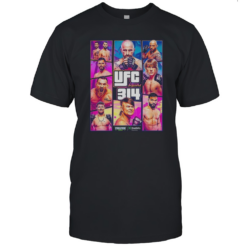 UFC 314 Miami Alexander Volkanovski, Yair Rodriguez, Michael Chandler, Bryce Mitchell Graphics 2025 T-Shirt