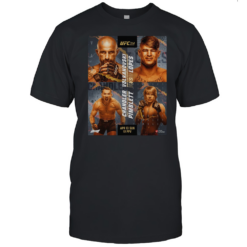 UFC 314 Volkanovski World Featherweight Championship Vs Slopes Chandler Vs Lightweight Bout Pimblett 4 13 2025 Poster T-Shirt