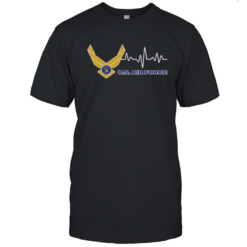 US Air Force Heartbeat Milwaukee Brewers T-Shirt