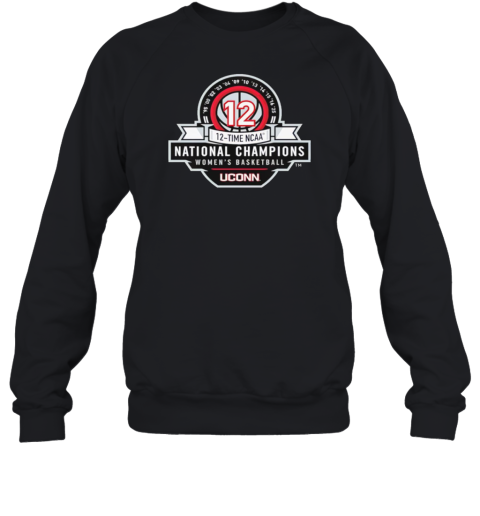Uconn Women'S Basketball National Champions Badge Unisex Sweatshirt