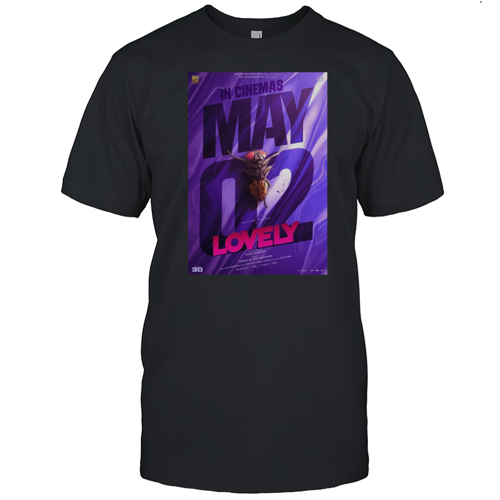 Mathew Thomas In Lovely In Cinemas On May 02 2025 Directed By Dileesh Karunakaran Poster T-shirt