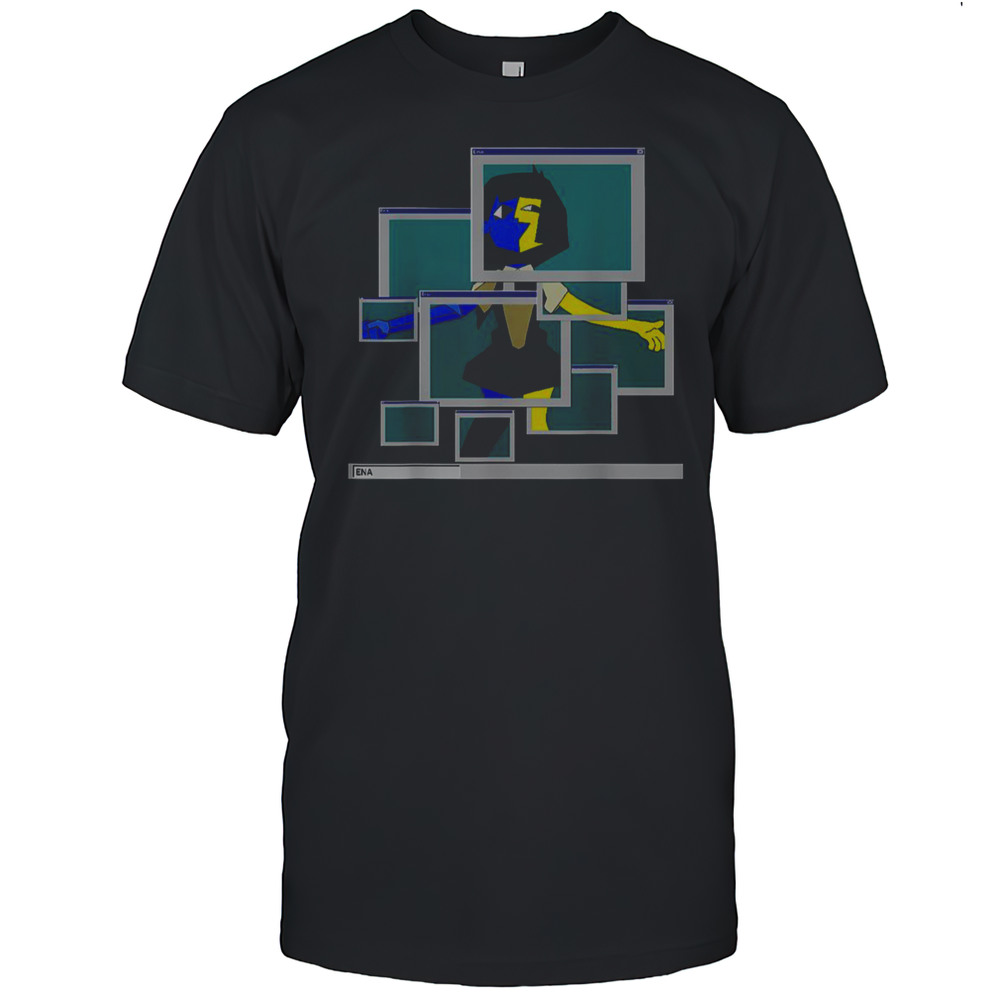 Pretty Ena Pop-Up Character Windows 95 T-Shirt