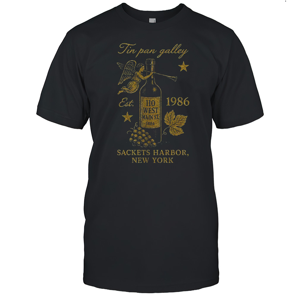 Tin Pan Galley Sackets Harbor New York Est 1986 Shirt Men's T-shirt
