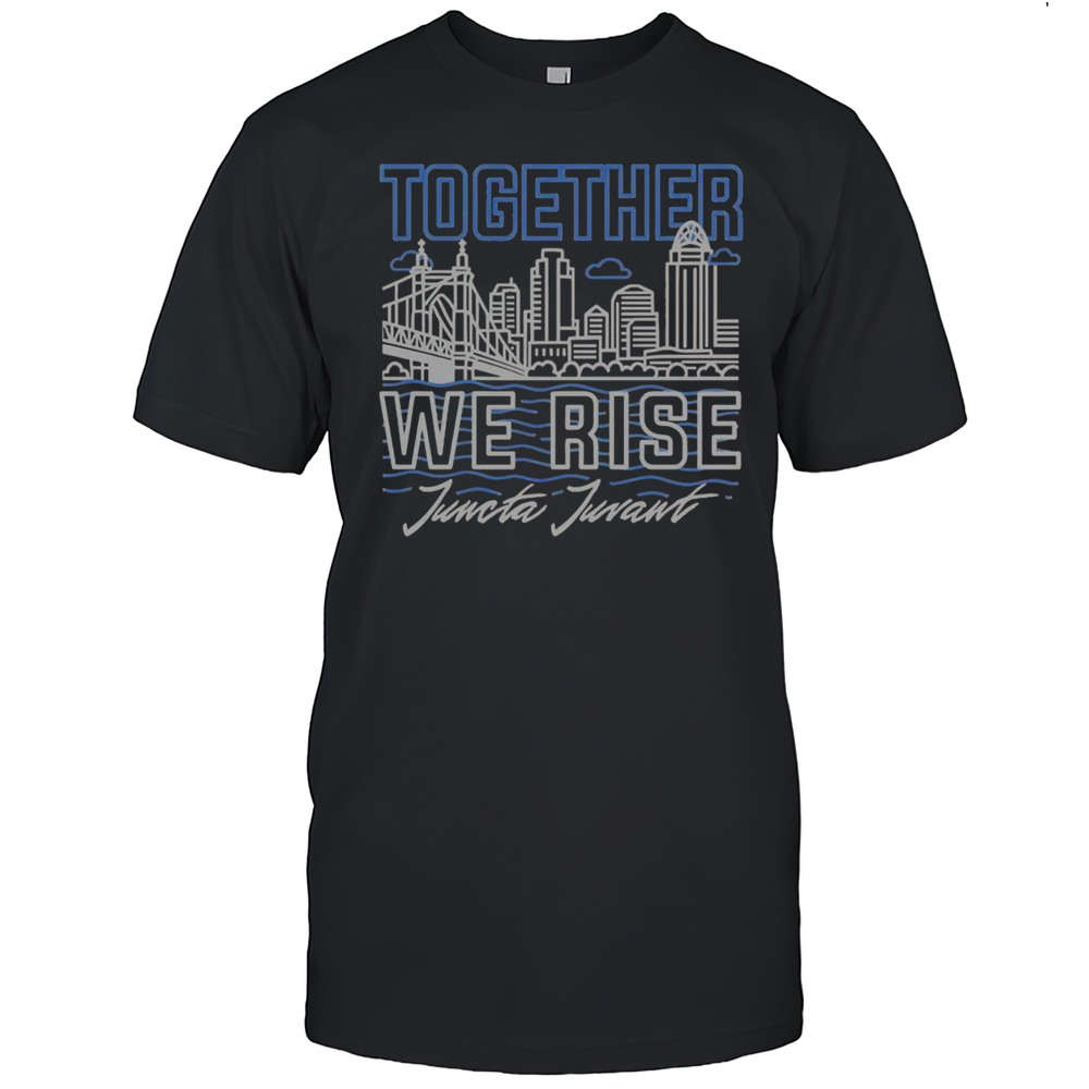 Together We Rise Juncta Juvant Ohio River Flood 2025 Disaster Relief T-Shirt Men's T-shirt