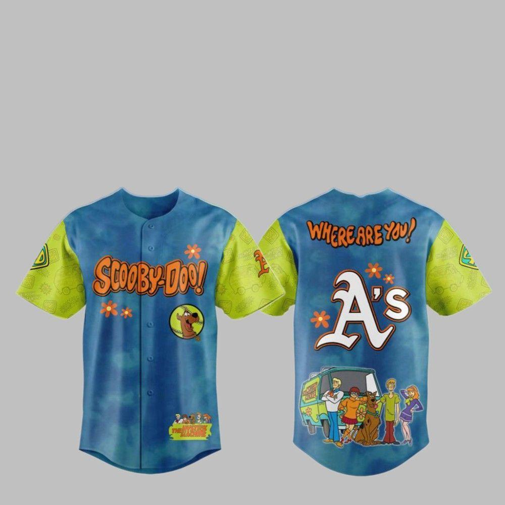 2025 Athletics Scooby-Doo Baseball Jersey