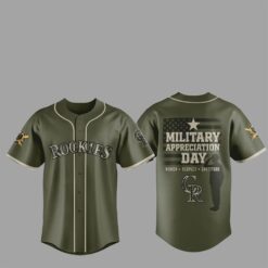 2025 Colorado Rockies Military Appreciation Day Jersey