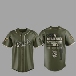 2025 Kansas City Royals Military Appreciation Day Jersey