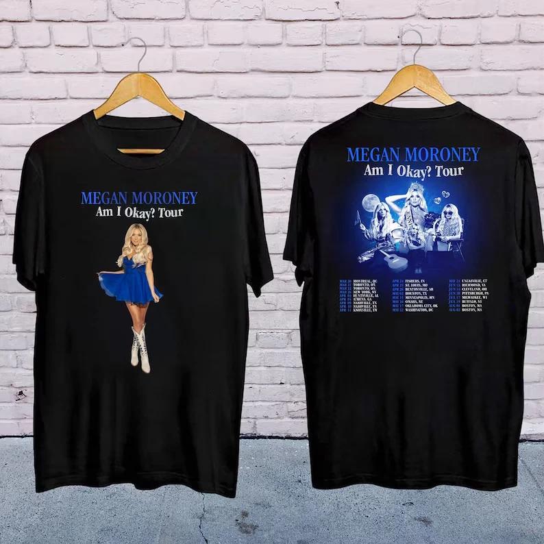 2025 Megan Moroney Am I Okay Tour T-shirt